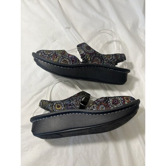 Alegria Jemma Spiro Multi Jem 325 Sz 38 US 8 - 8.5 Leather Clog Mary Jane - Picture 9 of 15